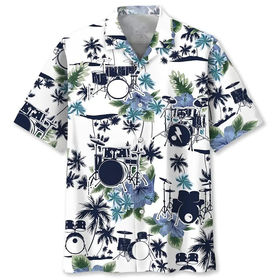 Artloha Rhythm Men's Hawaiian Drum Shirt