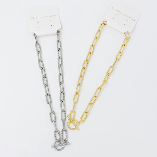 Toggle Chain Link Necklace