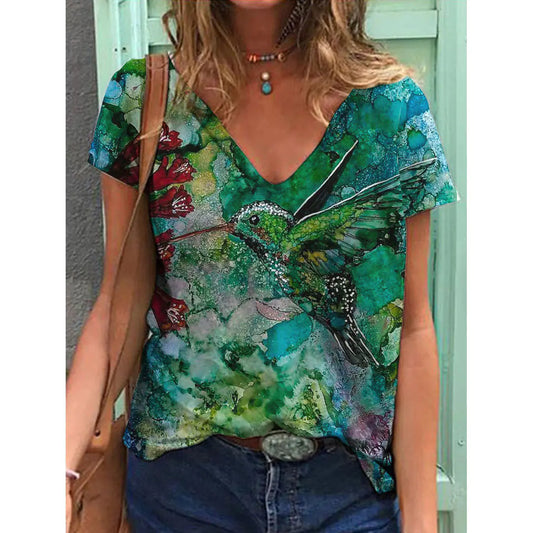 Women's Y2K Flower Breathable Comfortable T-Shirt