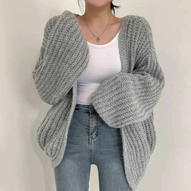 Women's Casual Retro Y2K Sweater Cardigan