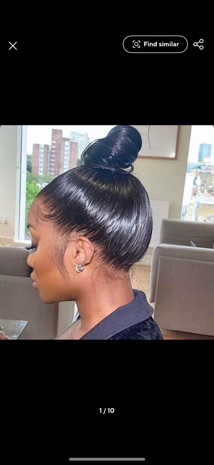 360 Full Lace Wig 30 Inch Bone Straight Human Hair Wigs