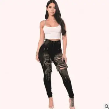 Skinny Ripped Jeans for Women