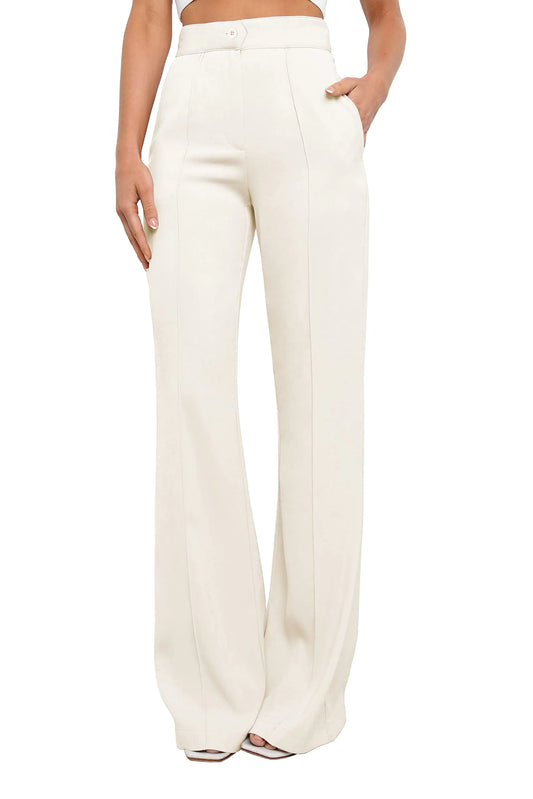 Elevate Chic High-Waist Palazzo Trousers