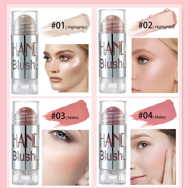 Cream Blush, Contour & Highlighter Multi-Sticks for Cheeks