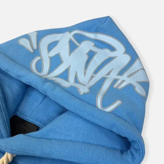 Y2K Hip-Hop Streetwear Printed Loose Sweatshirt Set