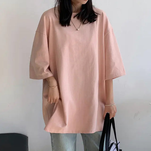 Elegant Y2K Summer Oversized Tee