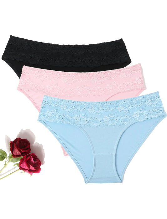 Avidlove Womens Sexy Panties Lace Cheeky Panty Hipster Underwear