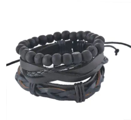 Multilayer Leather Wrap Bracelet