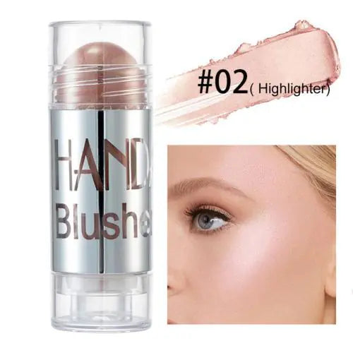 8 Colors Blush Highlighter Bronzer Cream Cheek Stick